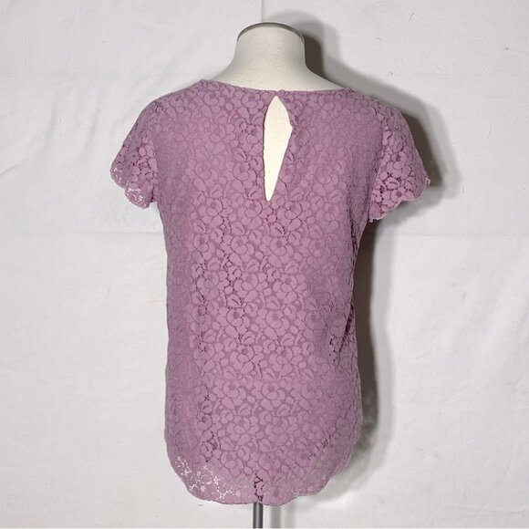 5/$25 Aritzia talula purple lace blouse S - Picture 4 of 13